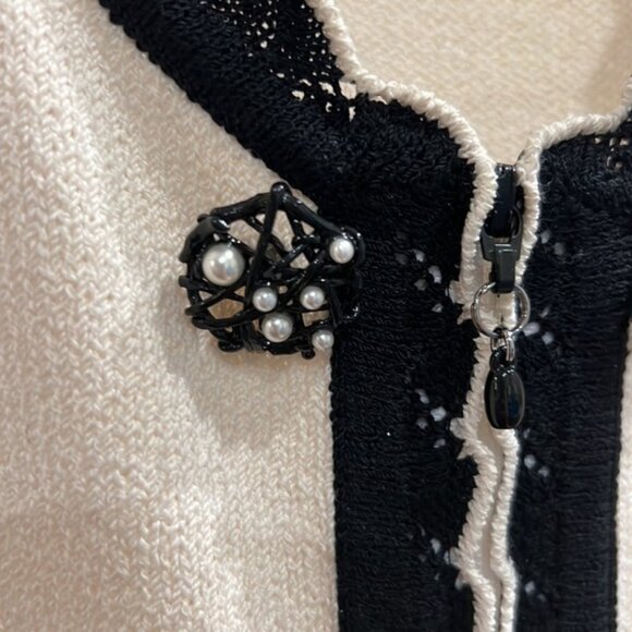 ST JOHN COLLECTION IVORY JACKET, size 14 - Picture 5 of 8